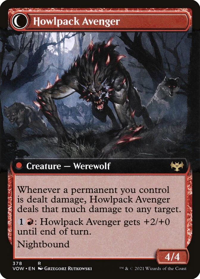 Ill-Tempered Loner // Howlpack Avenger — other side