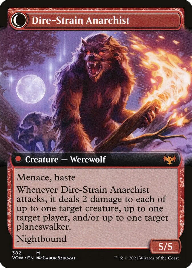 Volatile Arsonist // Dire-Strain Anarchist — other side