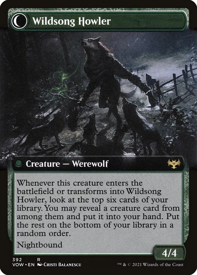 Howlpack Piper // Wildsong Howler — other side