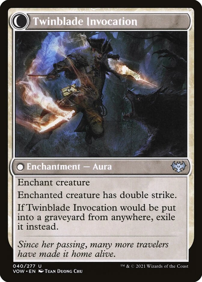 Twinblade Geist // Twinblade Invocation — other side