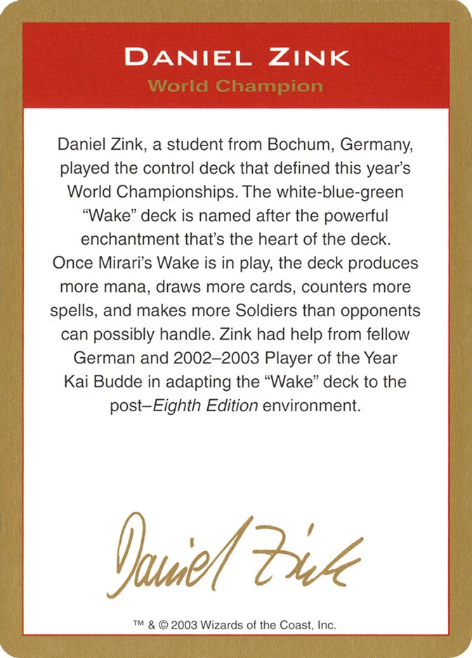 Daniel Zink Bio
