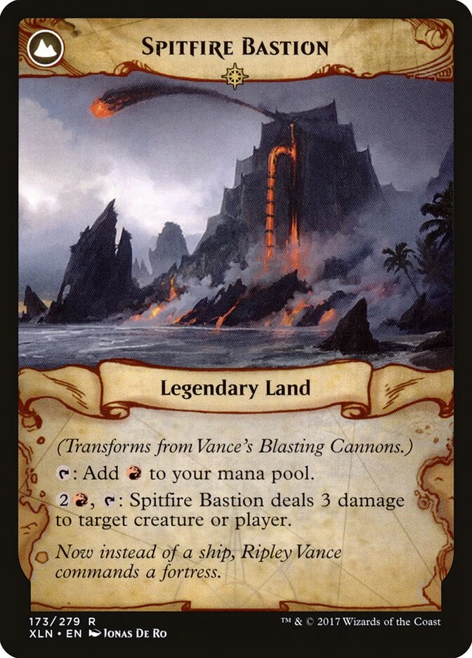 Vance's Blasting Cannons // Spitfire Bastion — other side