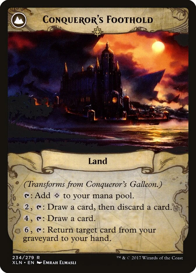 Conqueror's Galleon // Conqueror's Foothold — other side