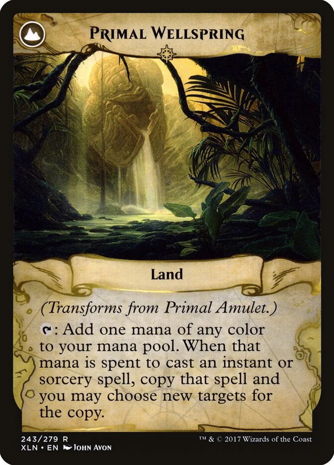 Primal Amulet // Primal Wellspring — other side