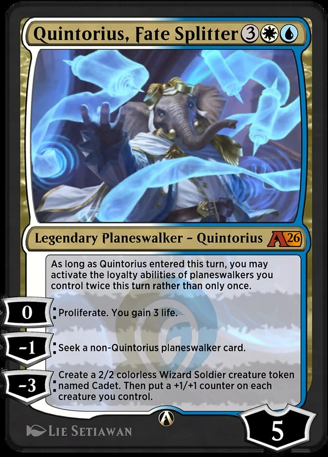 Quintorius, Fate Splitter