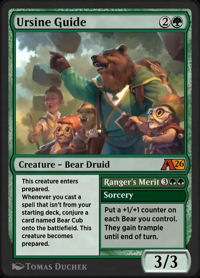 Ursine Guide // Ranger's Merit