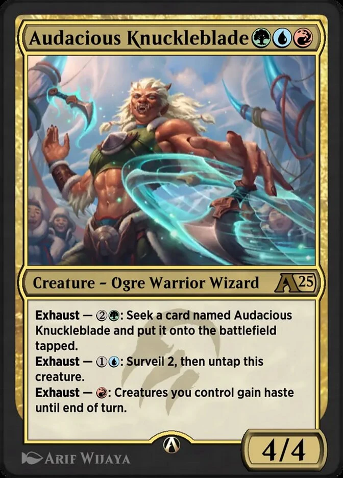 Audacious Knuckleblade