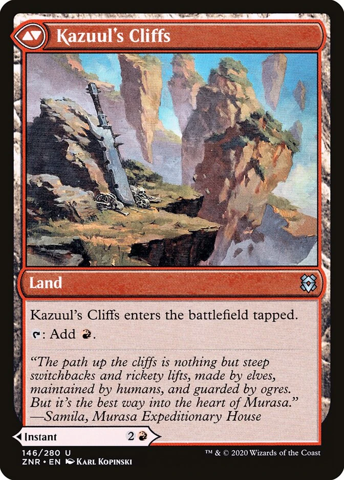 Kazuul's Fury // Kazuul's Cliffs — other side