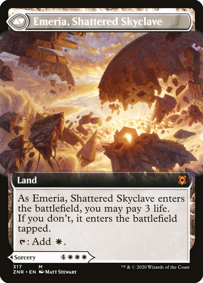 Emeria's Call // Emeria, Shattered Skyclave — other side