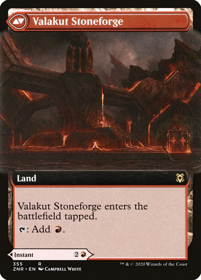 Valakut Awakening // Valakut Stoneforge — other side