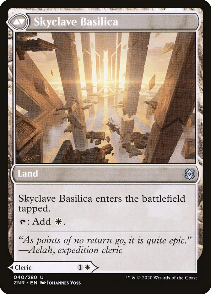 Skyclave Cleric // Skyclave Basilica — other side