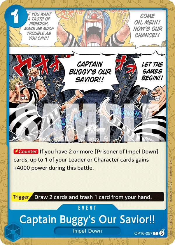 Captain Buggy's Our Savior!!