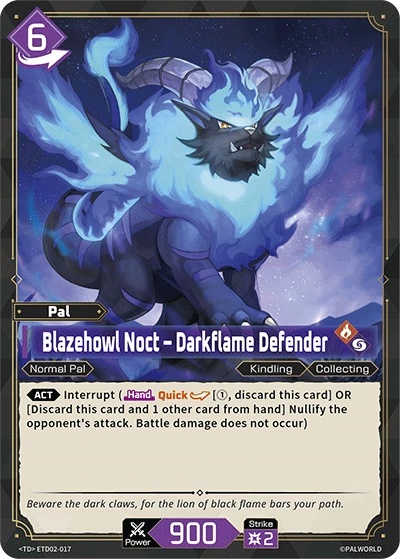 Blazehowl Noct – Darkflame Defender