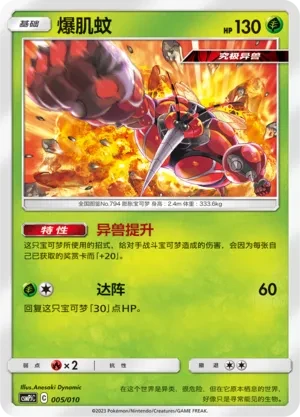 爆肌蚊