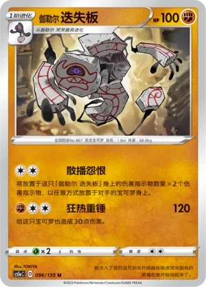 迭失板