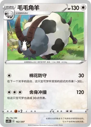 毛毛角羊