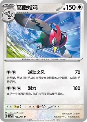 高傲雉鸡
