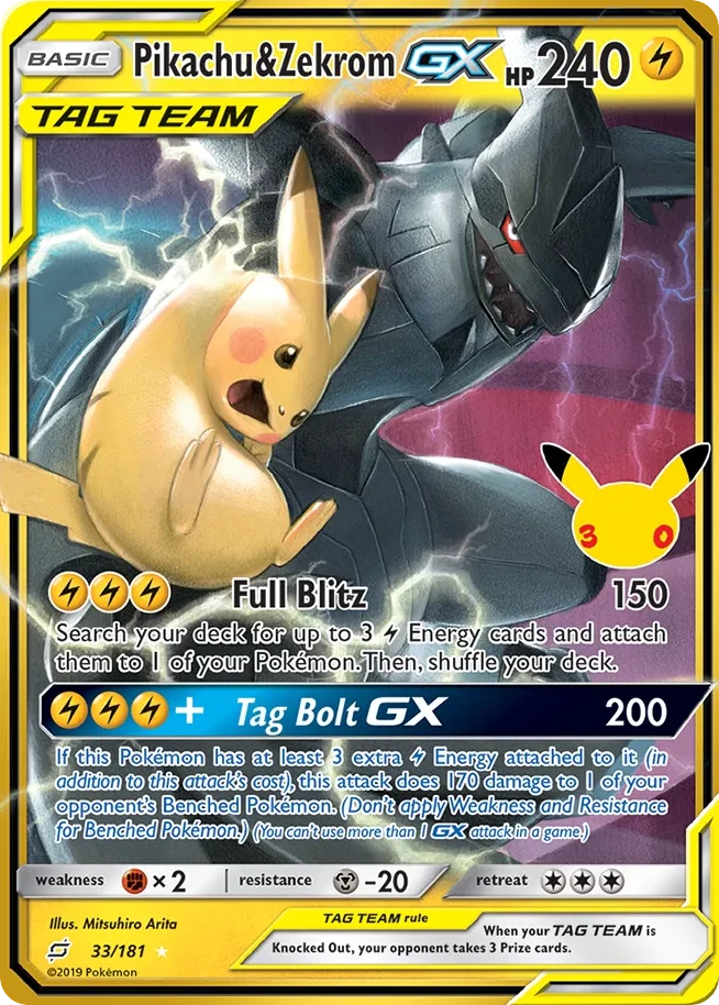 Pikachu & Zekrom GX