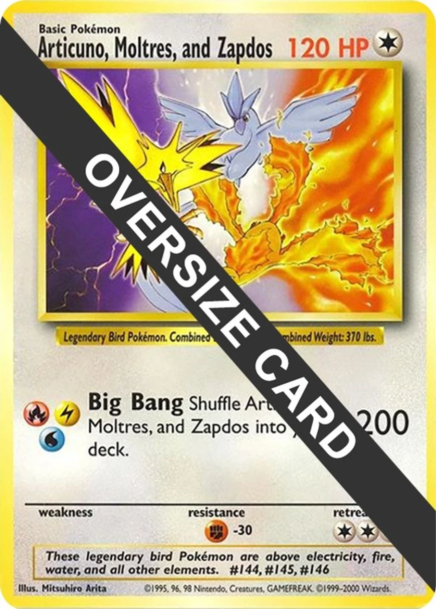 Articuno, Moltres, and Zapdos