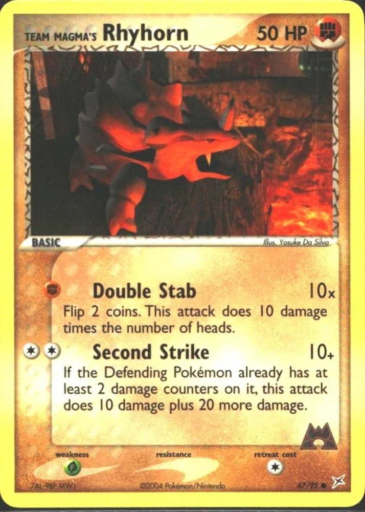 Team Magma's Rhyhorn