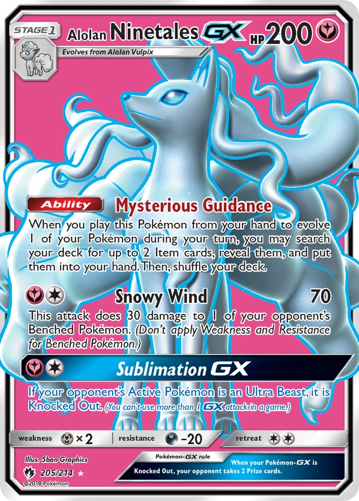 Alolan Ninetales GX