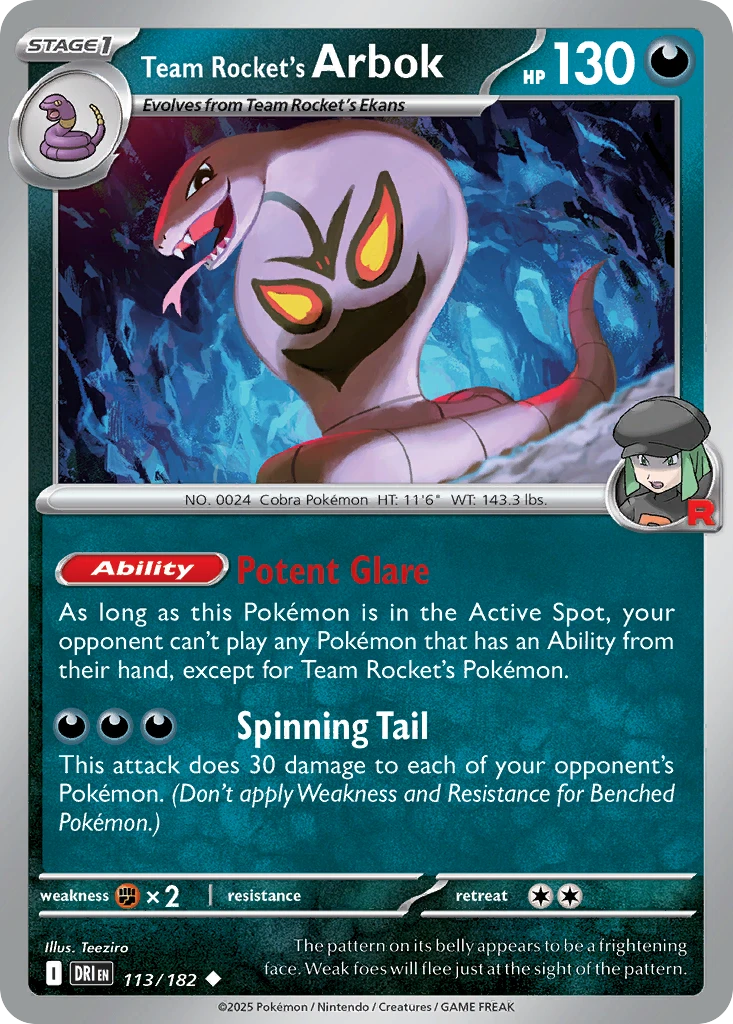 Team Rocket's Arbok
