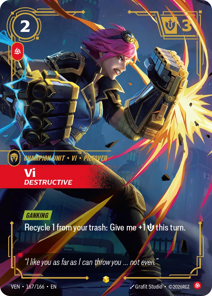 Vi, Destructive