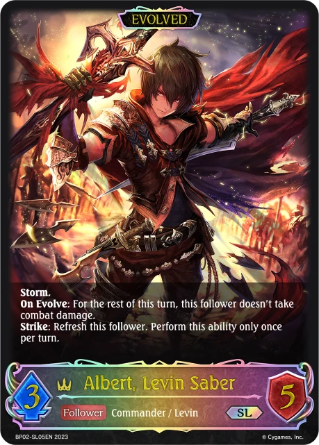 Albert, Levin Saber
