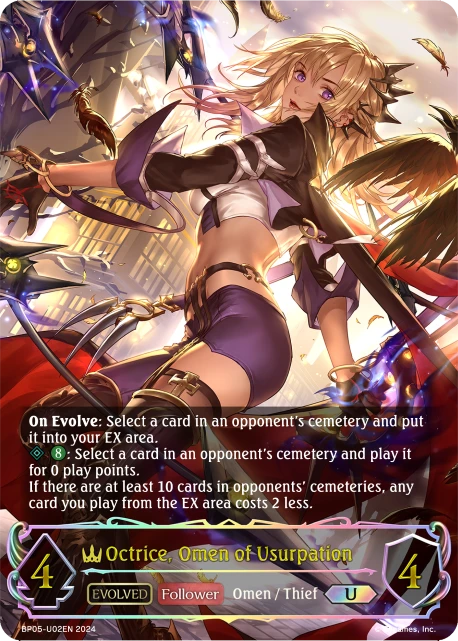 Octrice, Omen of Usurpation