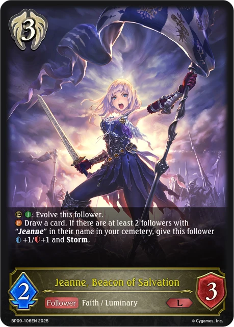 Jeanne, Beacon of Salvation