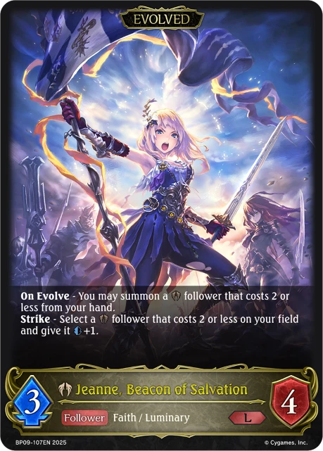 Jeanne, Beacon of Salvation