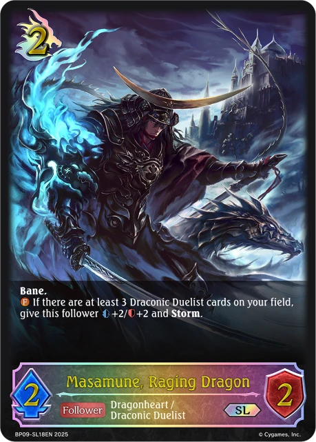Masamune, Raging Dragon