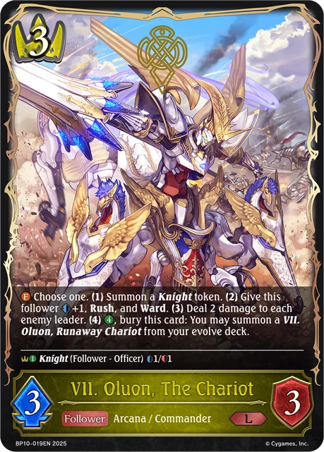 VII. Oluon, The Chariot