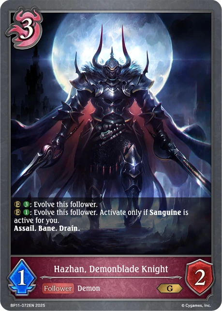 Hazhan, Demonblade Knight