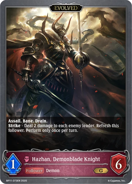 Hazhan, Demonblade Knight