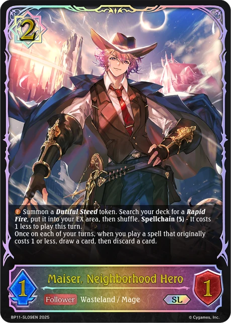 Maiser, Neighborhood Hero