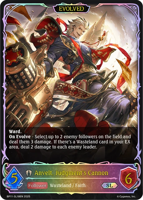 Anvelt, Judgment's Cannon