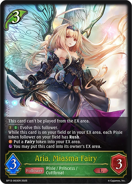 Aria, Miasma Fairy