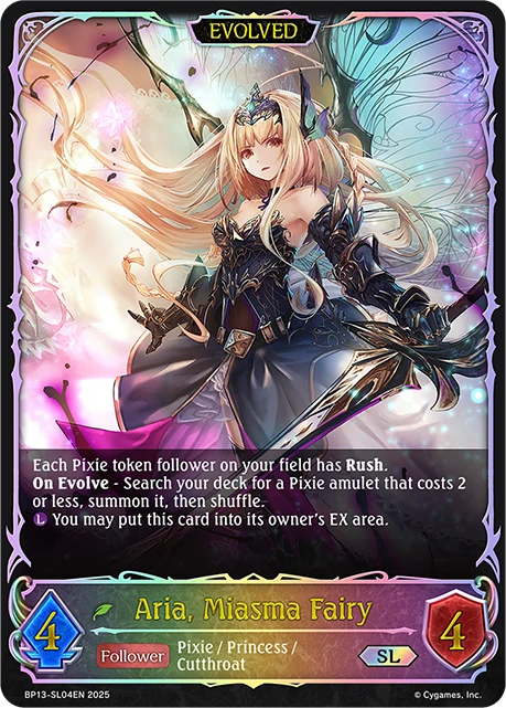 Aria, Miasma Fairy