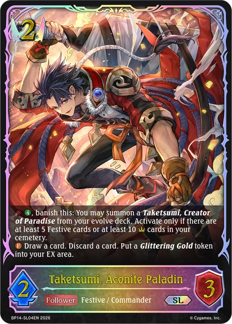 Taketsumi, Aconite Paladin