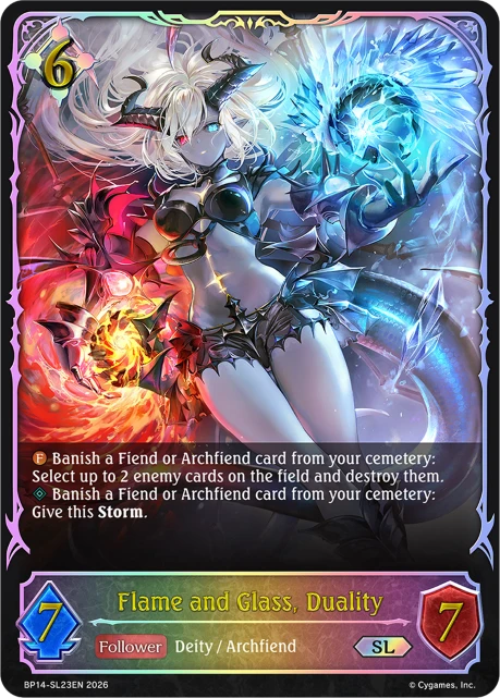 Flame and Glass, Duality