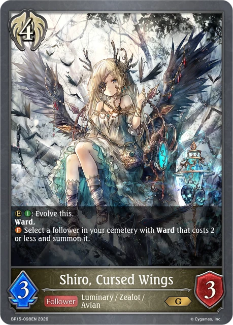 Shiro, Cursed Wings