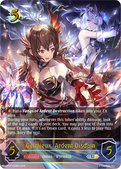 Galmieux, Ardent Disdain