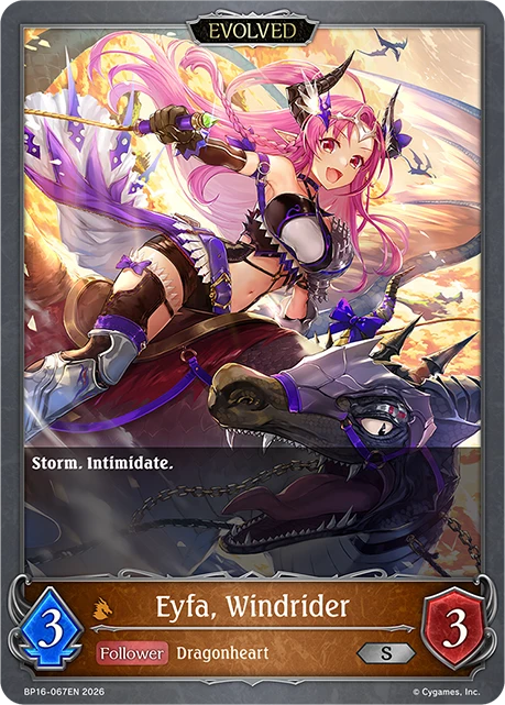 Eyfa, Windrider