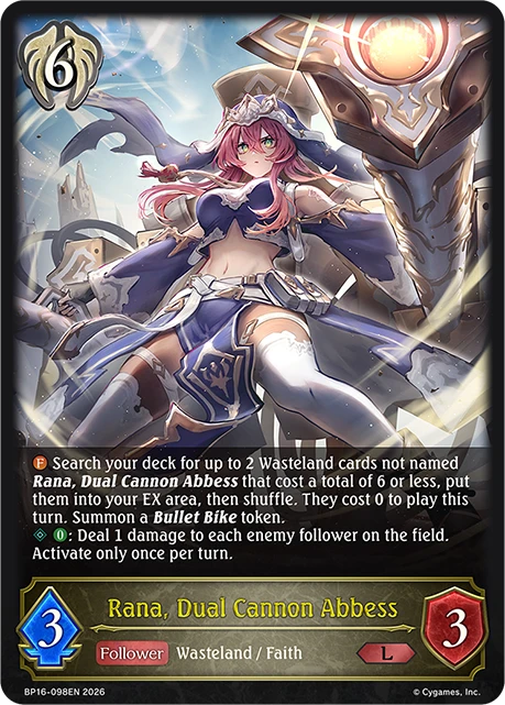 Rana, Dual Cannon Abbess