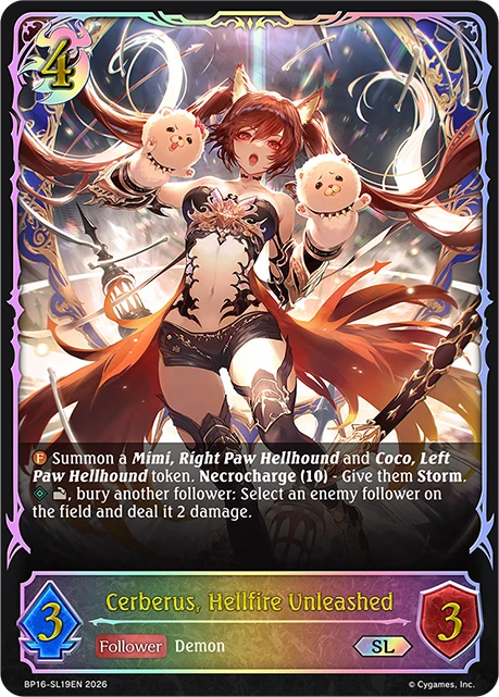 Cerberus, Hellfire Unleashed