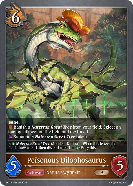 Poisonous Dilophosaurus