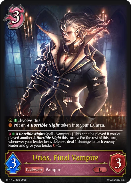 Urias, Final Vampire