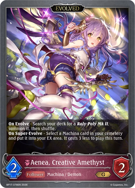 Aenea, Creative Amethyst