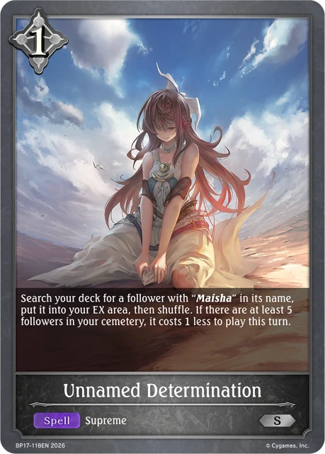 Unnamed Determination